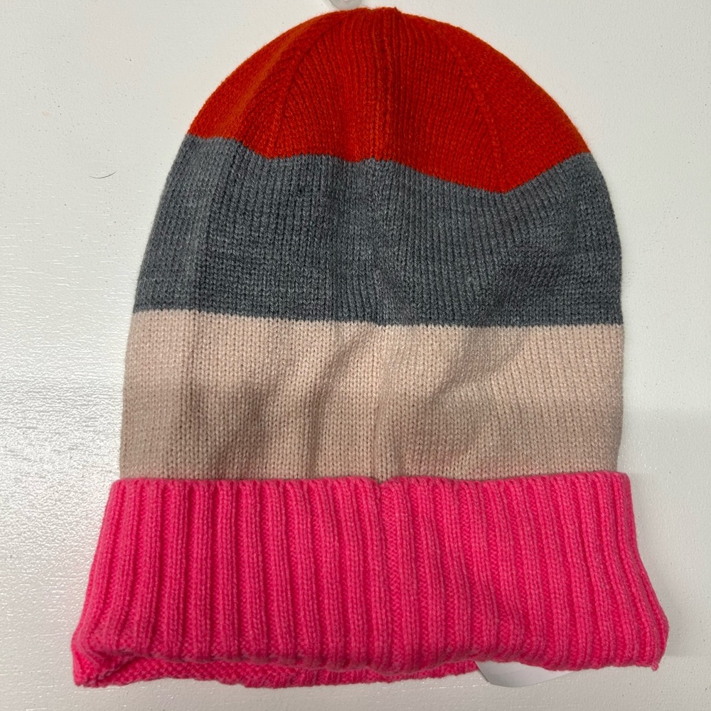 NWT Jcrew crewcuts wool striped hat sm-med